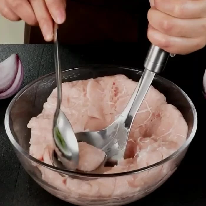 不锈钢手压式丸子勺 Stainless Steel Meatball Spoon