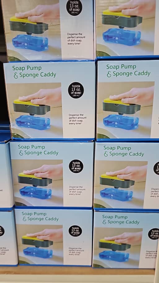 SOAP PUMP SPONGE CADDY 按压式洗碗容器