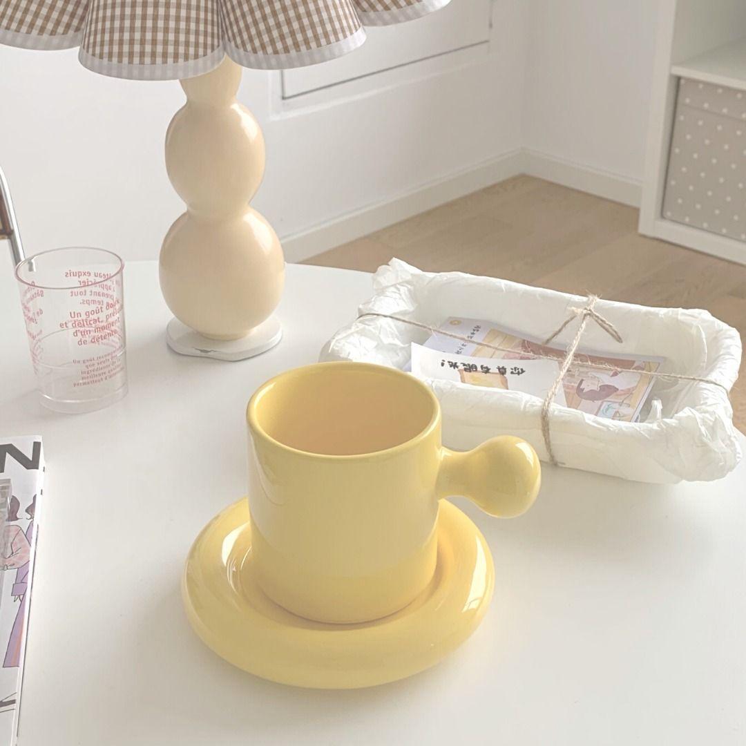 Ins Egg Yolk Chubby Mug INS风蛋黄胖胖杯