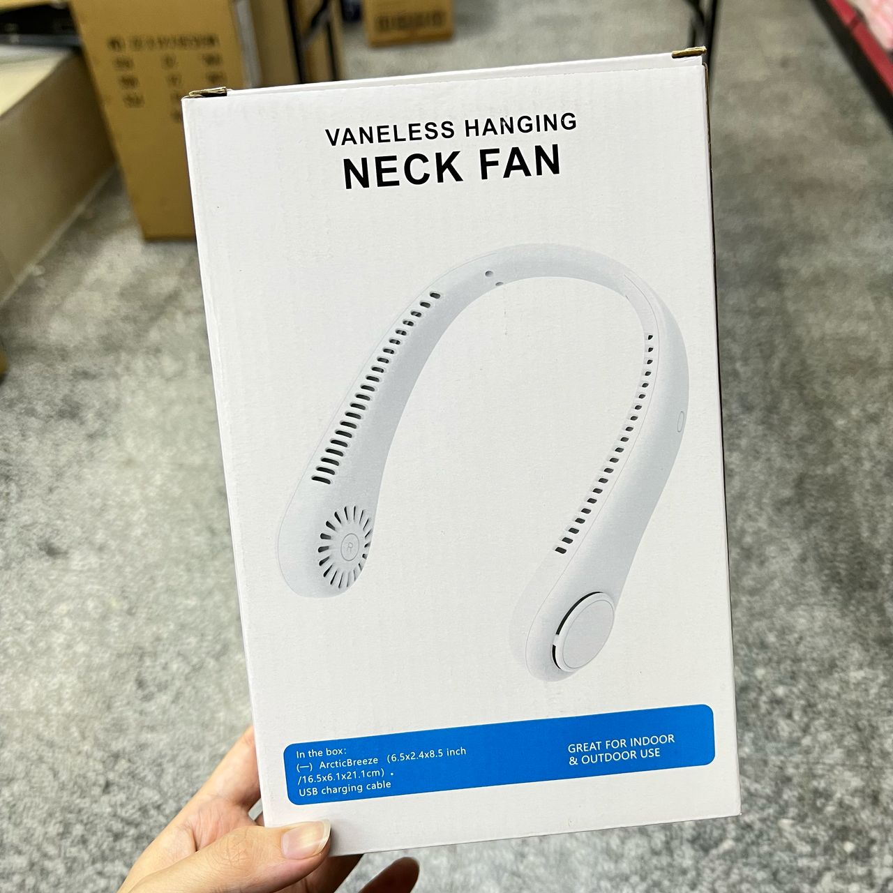 Vaneless Hanging Neck Fan – 便携无叶挂脖风扇【RANDOM COLOR】