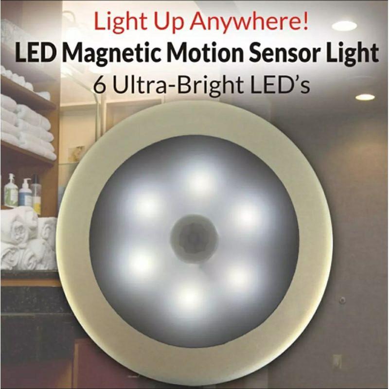LED Magnetic Motion Sensor Light 6 Ultra-Bright LED's LED 磁性感应灯（6颗超亮LED灯）