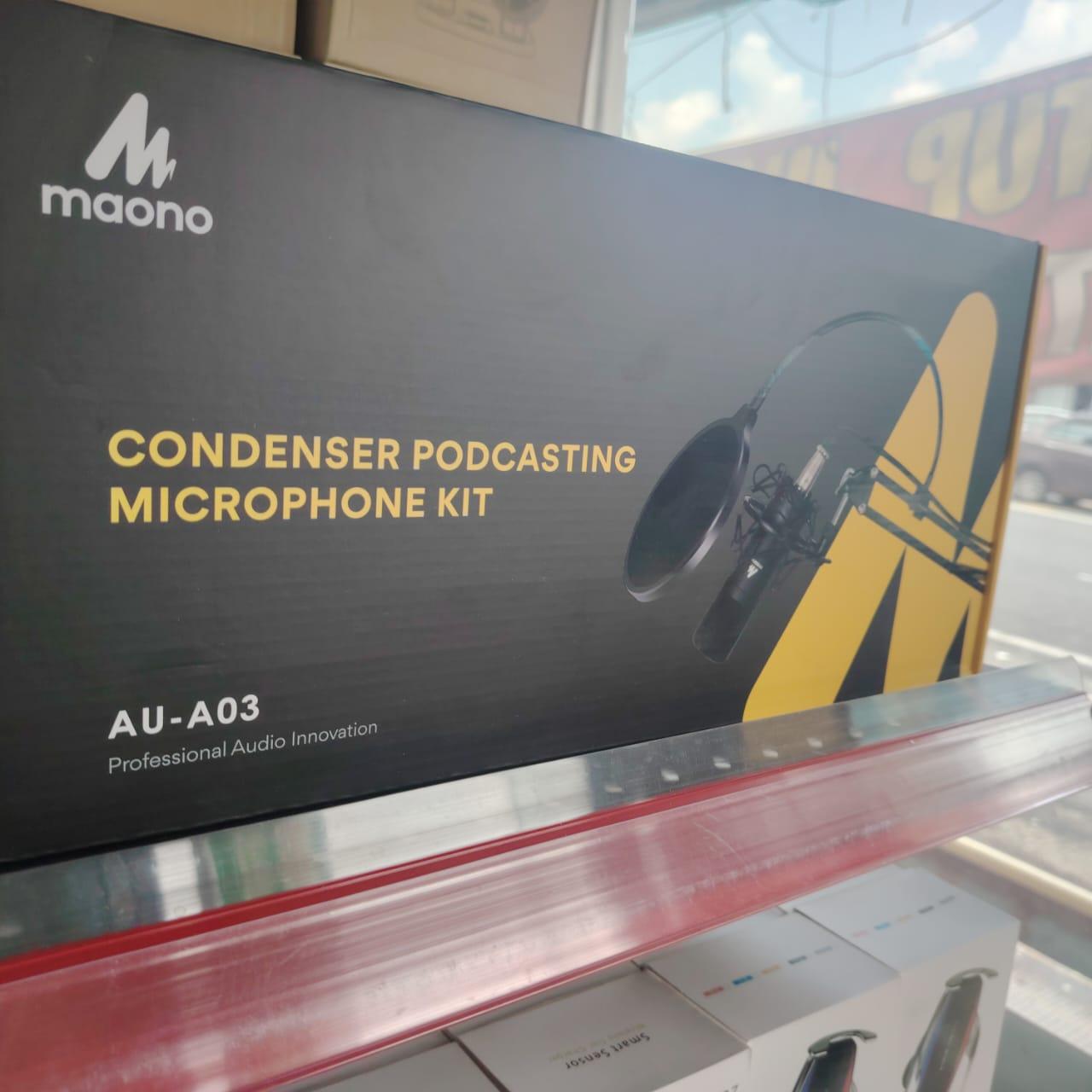 (MAONO)CONDENSOR PODCASTING MICROPHONE KIT 电容式播客麦克风套装