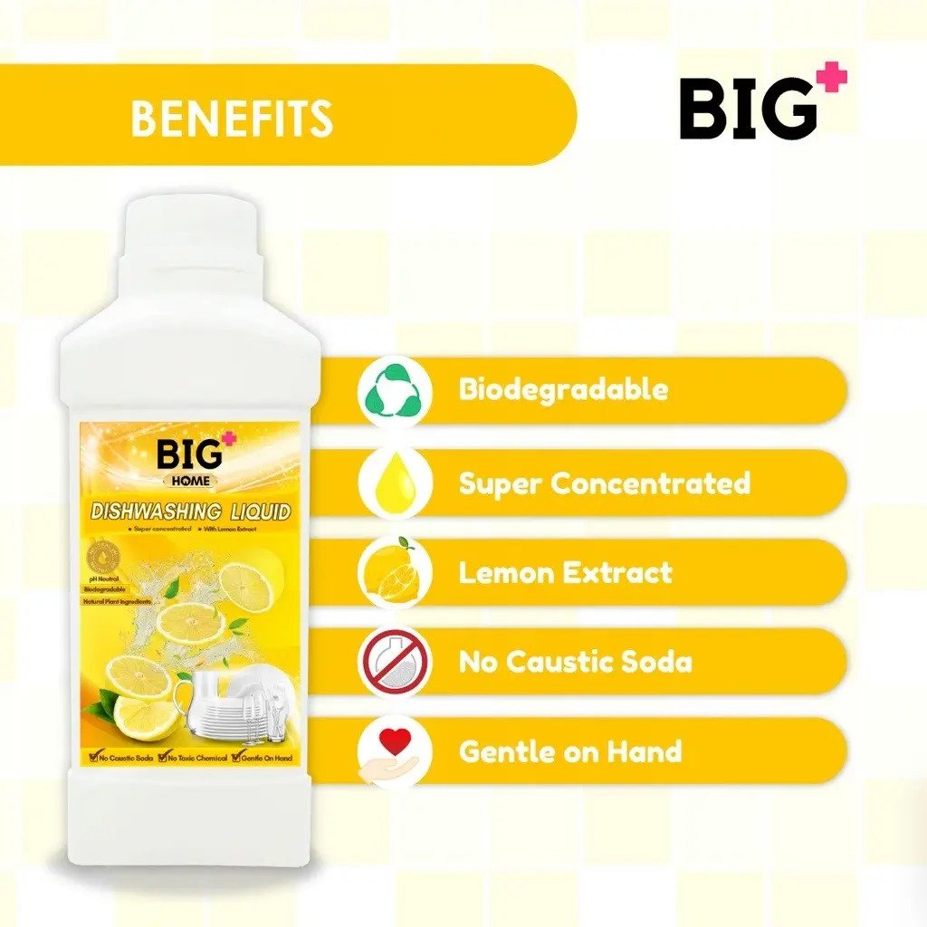 (BIG+) Dishwashing Liquid 1000ml 洗洁精 1000ml