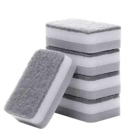 Kitchen Grey Sponge 灰色海绵 5PCS