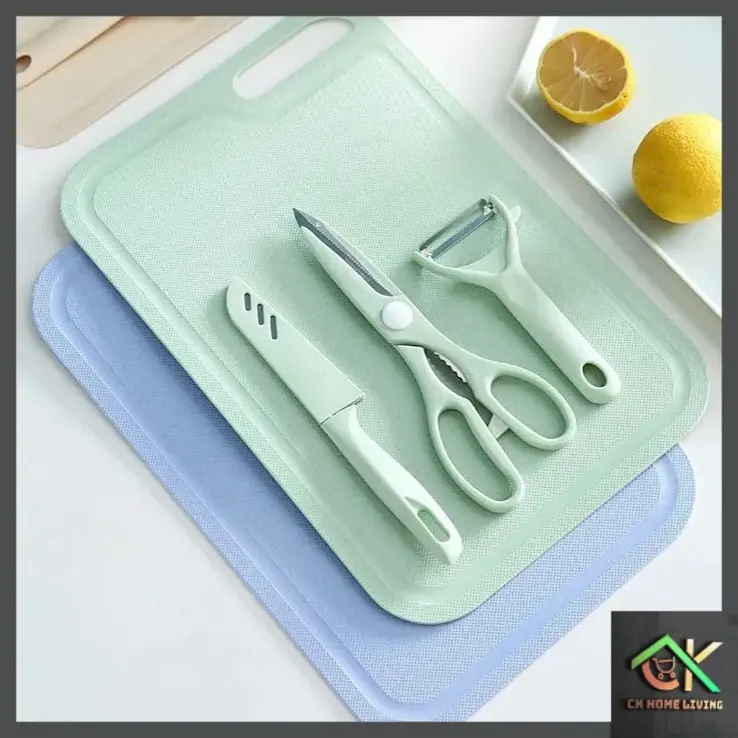 (GREEN 青色) 4 in 1 Knife Set 刀具套装