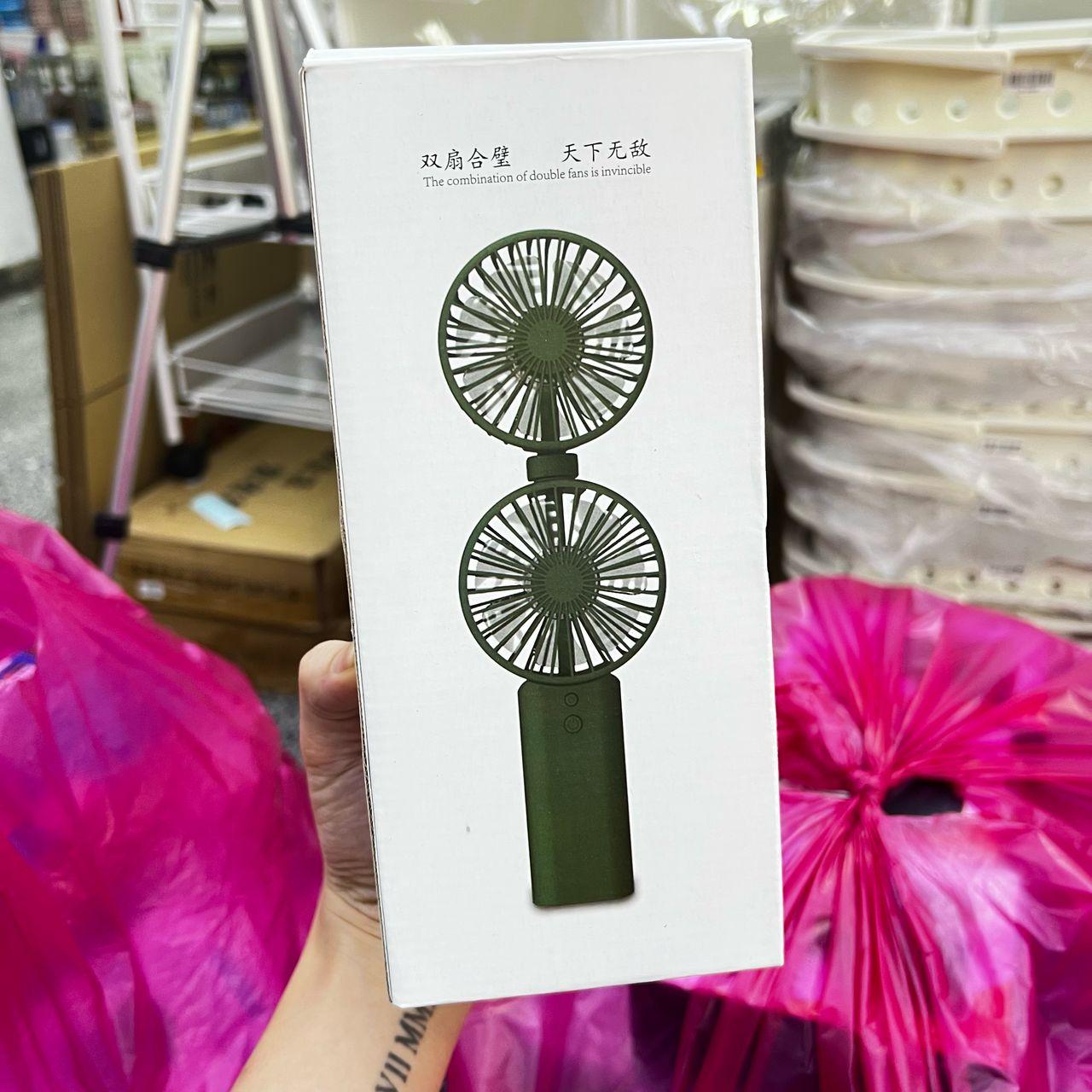 180 Fold Dual Fan Rechargeable 180 折叠双风扇可充电 (D-8)