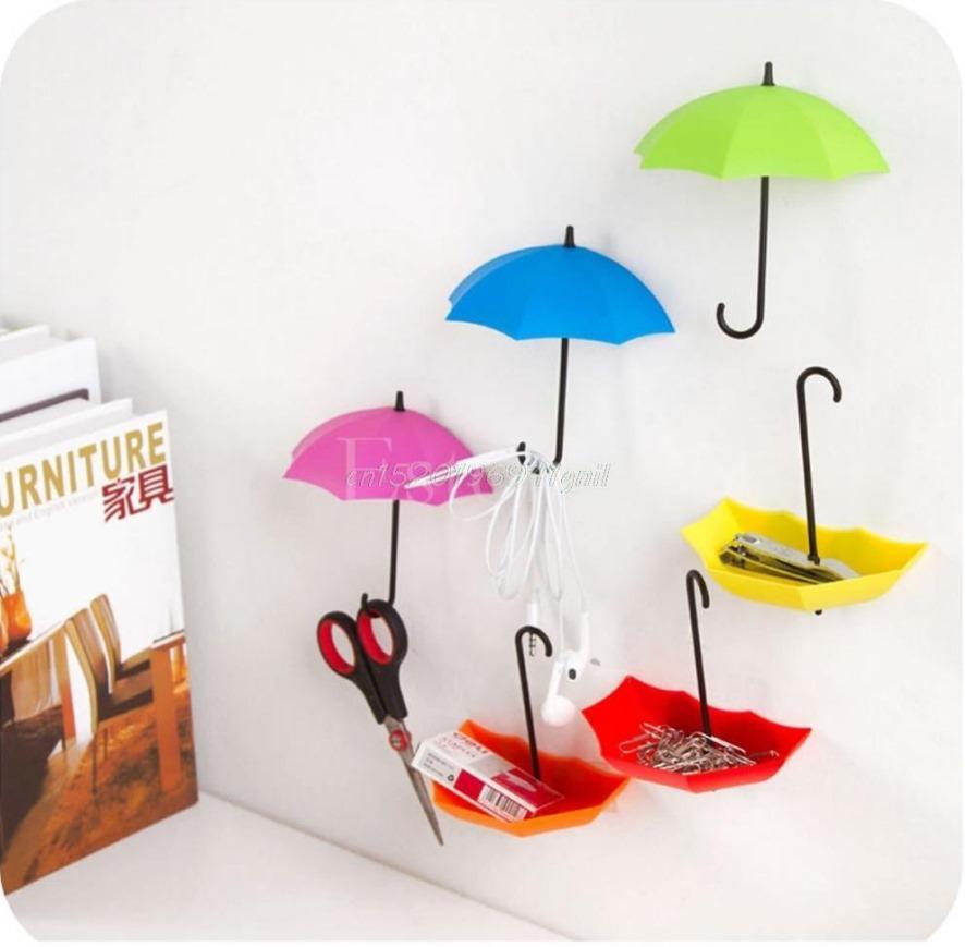 Umbrella Design Key Hook Holder Decorative 雨伞造型钥匙挂钩装饰品