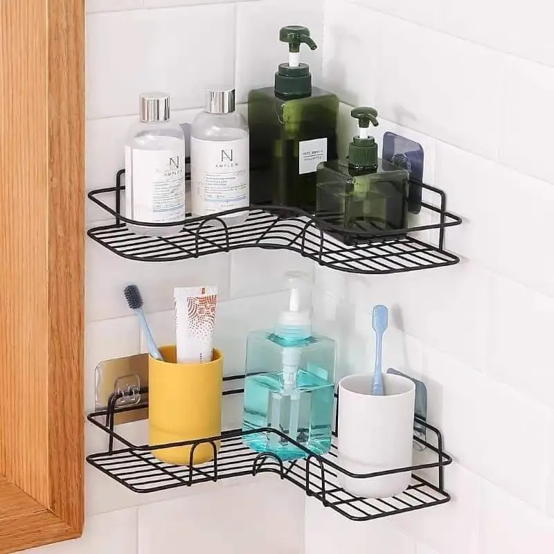 厨房浴室三角置物架 KITCHEN-BATHROOM CORNER SHELF ORGANISER STORAGE RACK