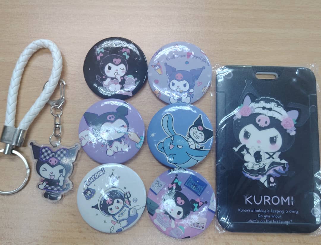 Kuromi Lanyard Set 库洛米挂牌套装