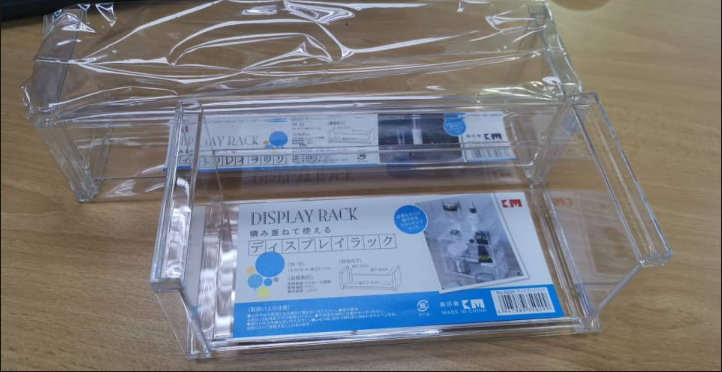 Transparent Stackable Display Rack 透明可堆叠展示架