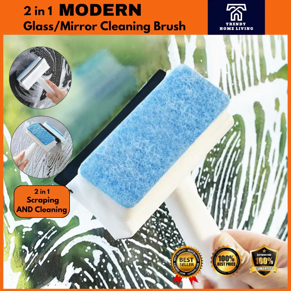 Double-sided glass scraper mirror wiper 双面玻璃刮刀 镜面擦拭器
