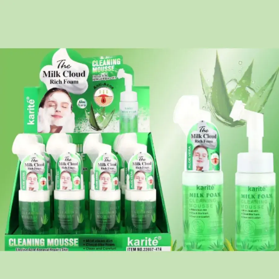 Karite Milk Foam Cleaning Mousse 芦荟洁颜慕斯