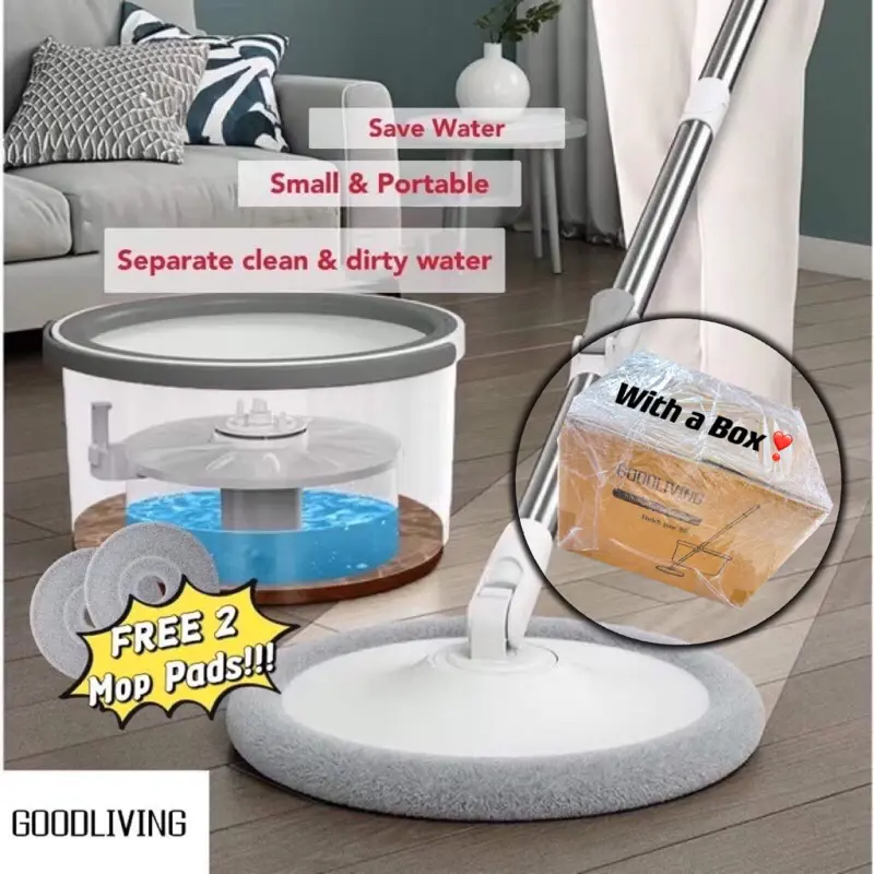 360° Mop Water Separation Spin Mop 360°干湿分离旋转拖把