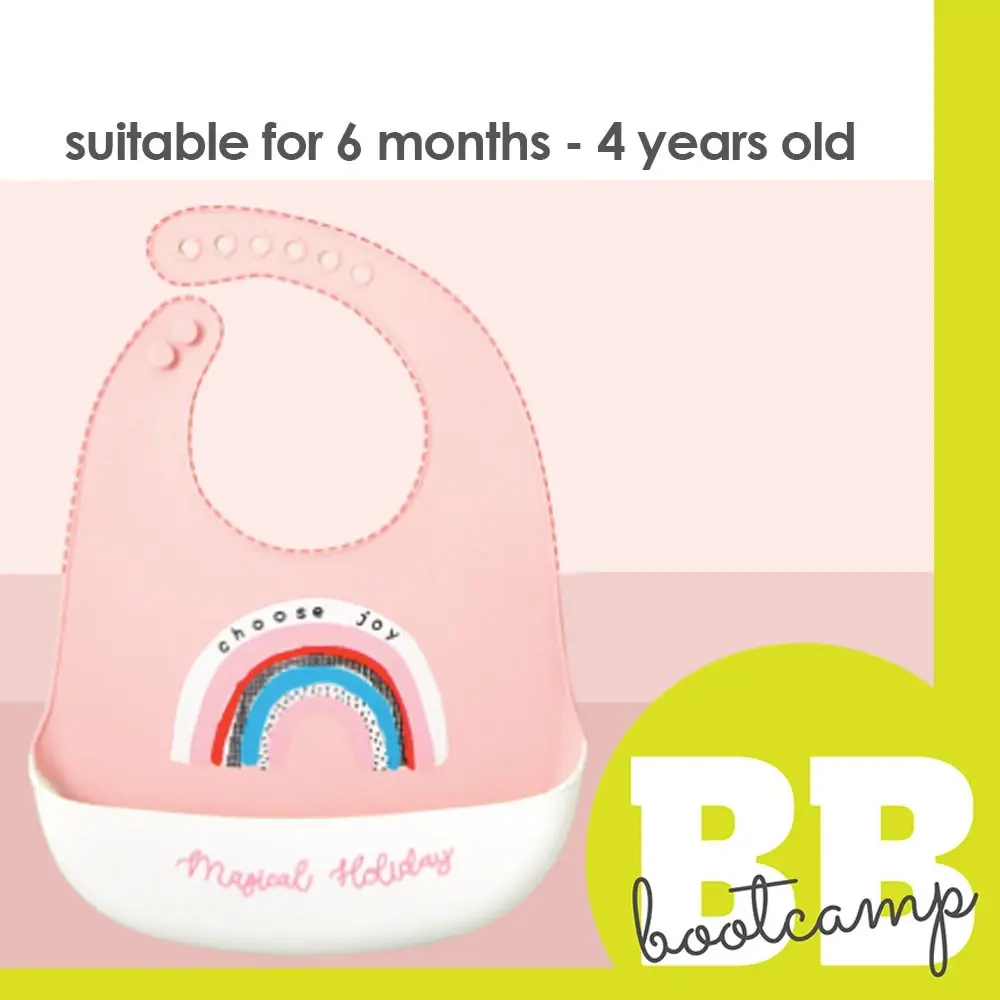 Baby Bib Waterproof Silicone  宝宝防水硅胶围兜