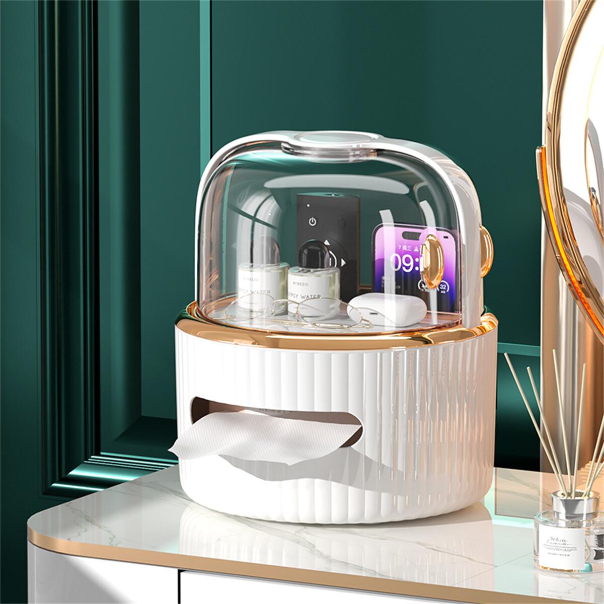Makeup Organizer Drawer 防尘化妆纸巾盒