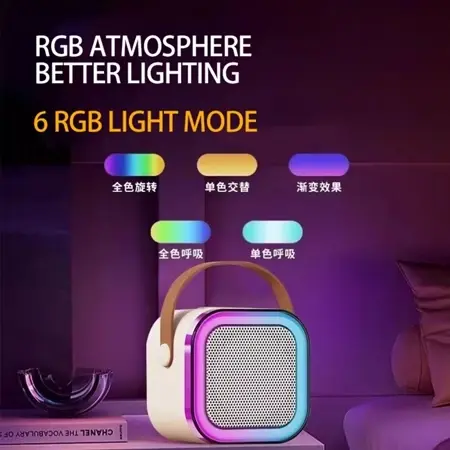 Wireless Colorful Karaoke Sound System 无线彩色卡拉OK音响系统