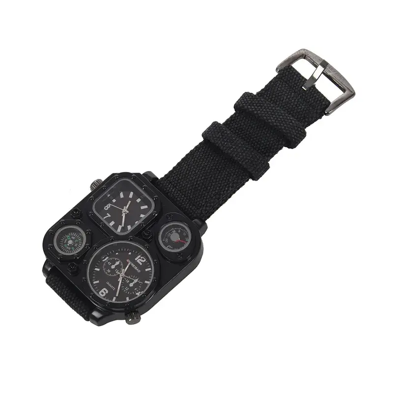 Big Size Square Dial Men's Military Watch 大尺寸方形表盘独特男士手表
