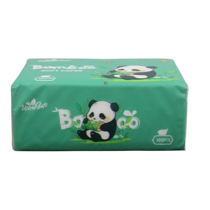 Bamboo Soft Tissue 熊猫纸巾 300pcs