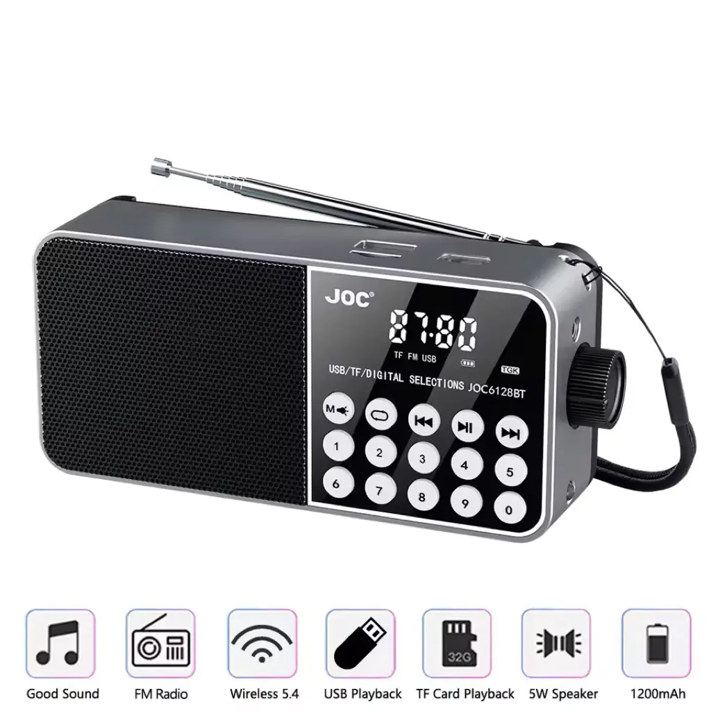 JOC PORTABLE RADIO 6128 JOC便携式收音机6128