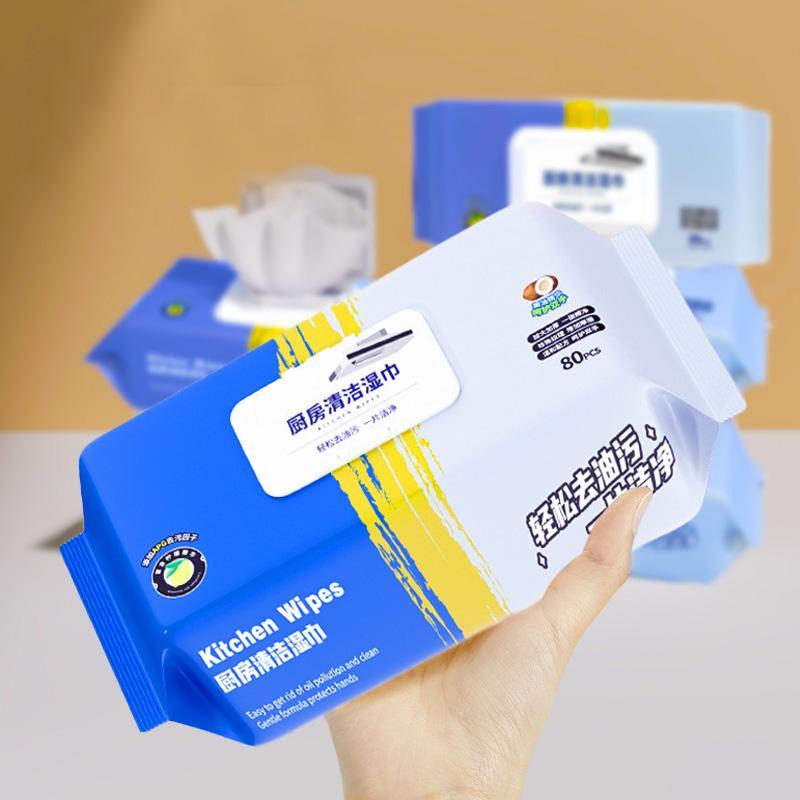 Kitchen Wipes 80pcs 厨房清洁湿巾80张