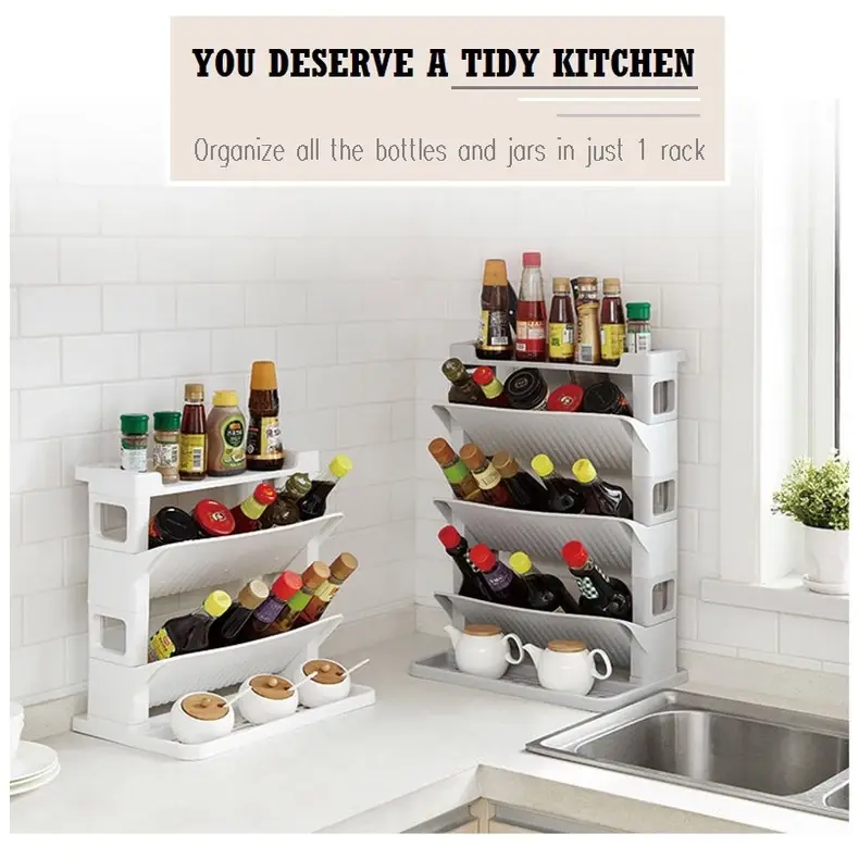 Seasoning Bottle Organizer 调味瓶收纳架