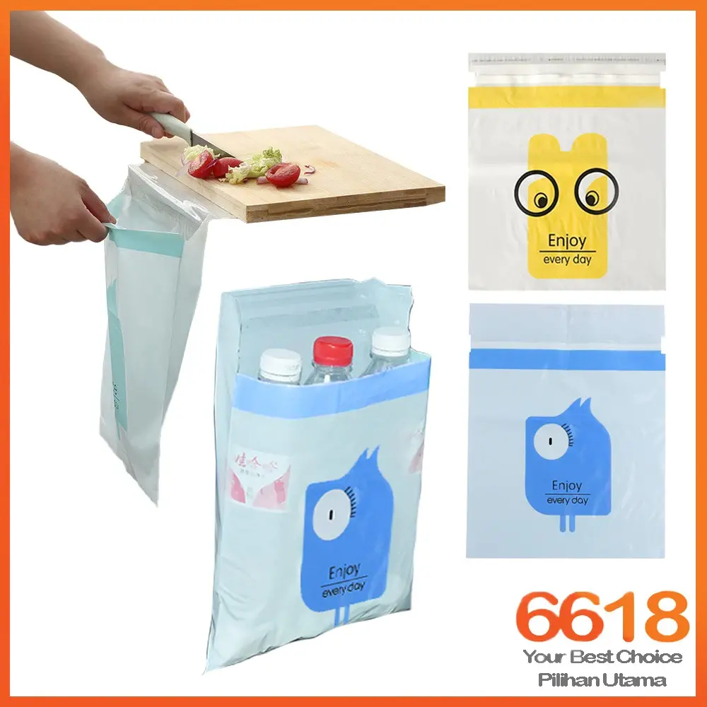 Sticky multi-purpose garbage bags 粘黏式多用途垃圾袋