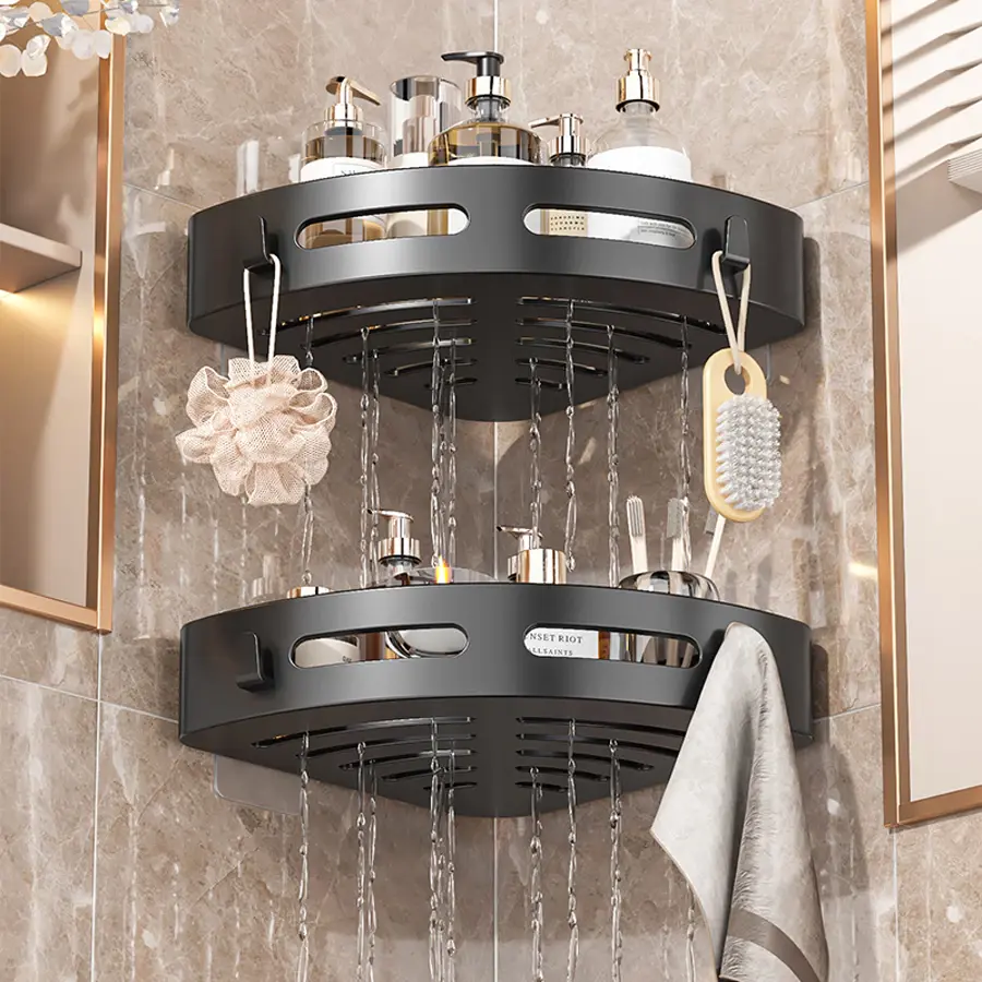 Bathroom Toilet Coner Rack 浴室三角架