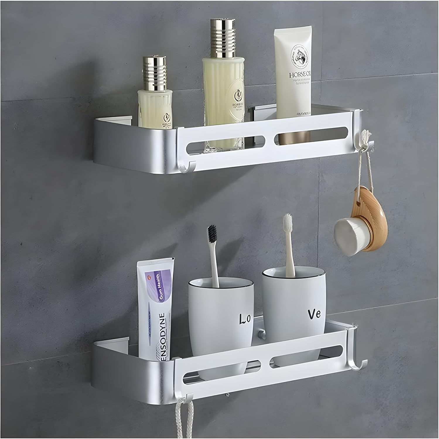 Antirust Aluminum bathroom Toilet Rack 防锈铝浴室架