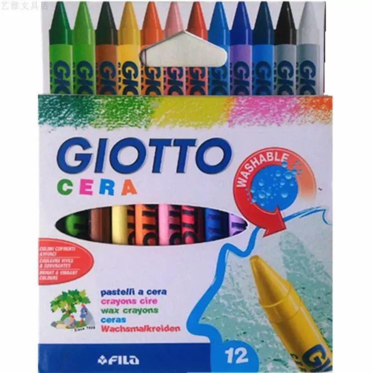 GIOTTO 12pcs Mini Crayon  12支迷你蜡笔