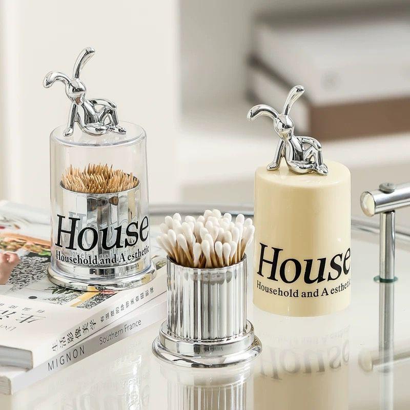 牙签盒棉花收纳盒 Toothpick & Cotton Swab Storage Box