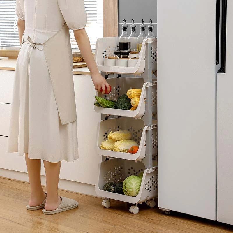 4 Layers Multifunction Storage Trolley Rack 四层多功能储物推车架