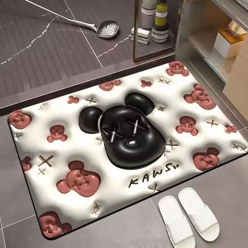 Diatomite Floor Mat Carpet  3D立体硅藻土地毯垫 58×38×0.35cm