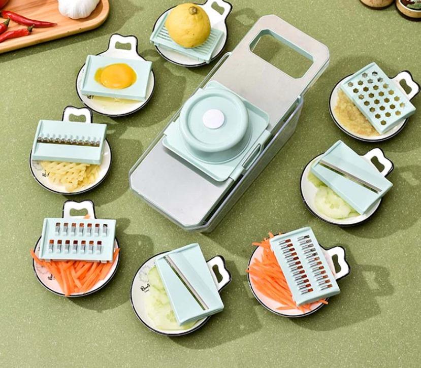 8in1 Multifunction Kitchen Vegetable Chopper 8合1多功能厨房切片器
