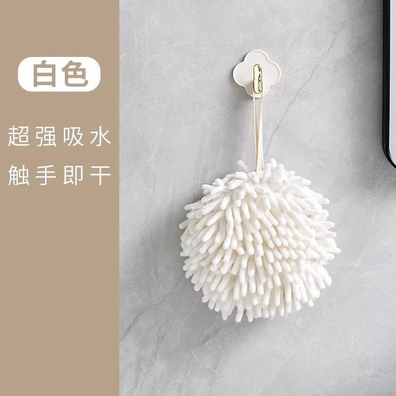 White thick hanging hand towel 白色加厚挂式擦手巾