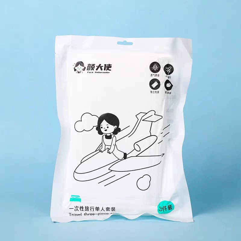 Disposable 3-piece single bedding set